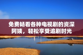 免费畅看各种电视剧的资深阿姨，轻松享受追剧时光