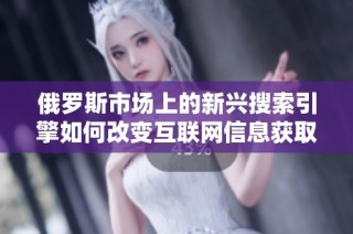俄罗斯市场上的新兴搜索引擎如何改变互联网信息获取方式