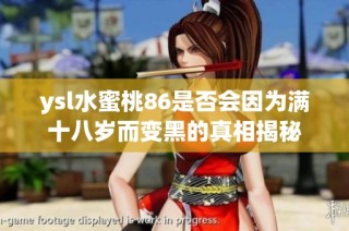 ysl水蜜桃86是否会因为满十八岁而变黑的真相揭秘