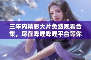 三年内精彩大片免费观看合集，尽在哔哩哔哩平台等你来探索