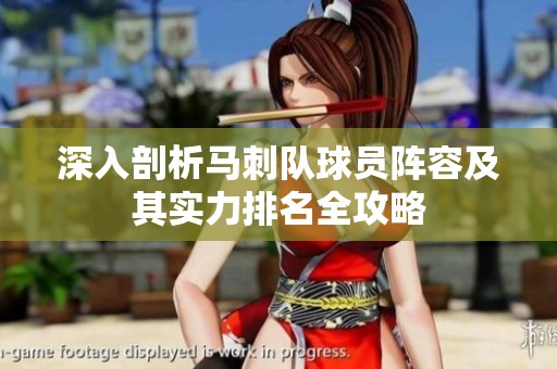 深入剖析马刺队球员阵容及其实力排名全攻略