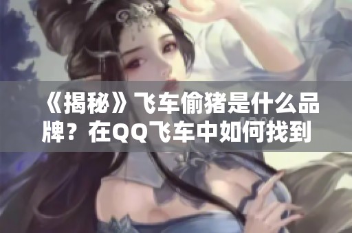《揭秘》飞车偷猪是什么品牌？在QQ飞车中如何找到偷猪模式？