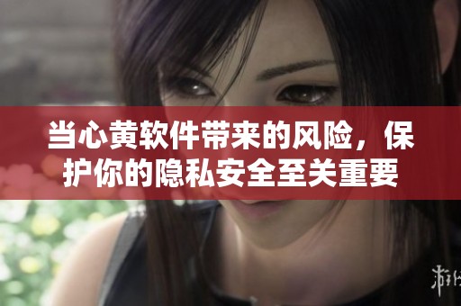 当心黄软件带来的风险，保护你的隐私安全至关重要