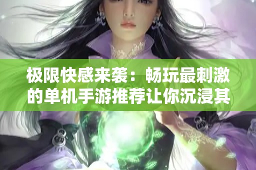 极限快感来袭：畅玩最刺激的单机手游推荐让你沉浸其中