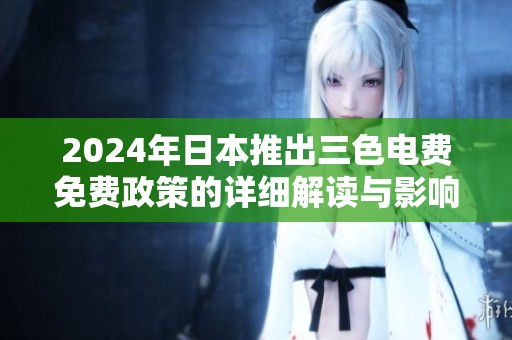 2024年日本推出三色电费免费政策的详细解读与影响分析