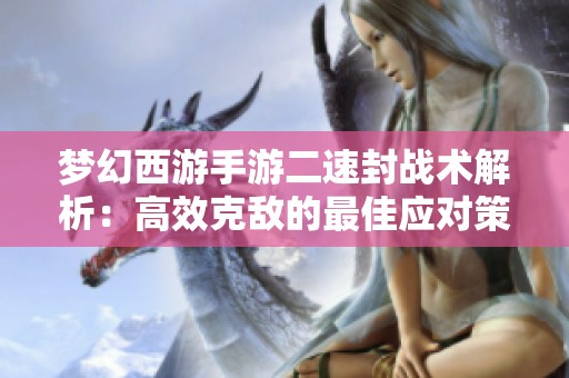 梦幻西游手游二速封战术解析：高效克敌的最佳应对策略