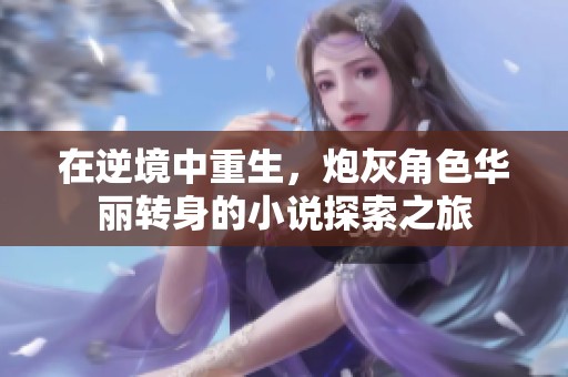 在逆境中重生，炮灰角色华丽转身的小说探索之旅