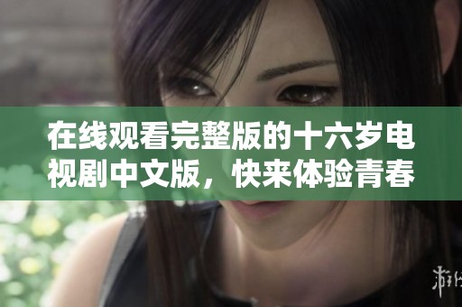 在线观看完整版的十六岁电视剧中文版，快来体验青春的故事吧