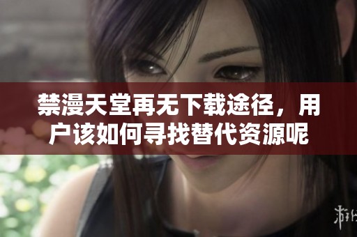禁漫天堂再无下载途径，用户该如何寻找替代资源呢