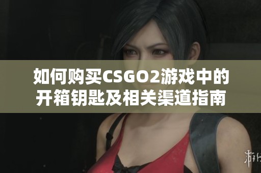 如何购买CSGO2游戏中的开箱钥匙及相关渠道指南