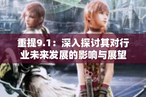 重提9.1：深入探讨其对行业未来发展的影响与展望