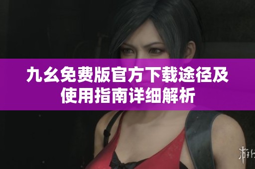 九幺免费版官方下载途径及使用指南详细解析