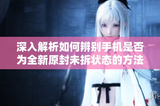 深入解析如何辨别手机是否为全新原封未拆状态的方法与技巧