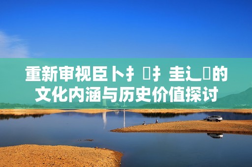 重新审视臣卜扌喿扌圭辶畐的文化内涵与历史价值探讨