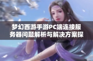 梦幻西游手游PC端连接服务器问题解析与解决方案探讨