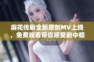 麻花传剧全新原创MV上线，免费观看带你感受剧中精彩瞬间