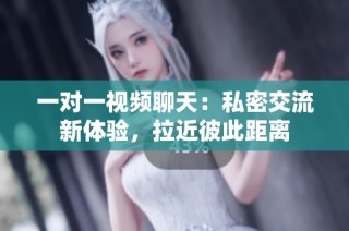 一对一视频聊天：私密交流新体验，拉近彼此距离