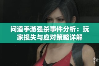 问道手游强杀事件分析：玩家损失与应对策略详解