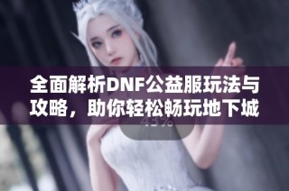 全面解析DNF公益服玩法与攻略，助你轻松畅玩地下城与勇士