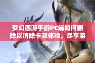 梦幻西游手游PC端如何删除以消除卡顿体验，尽享游戏乐趣