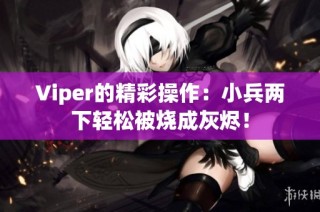 Viper的精彩操作：小兵两下轻松被烧成灰烬！