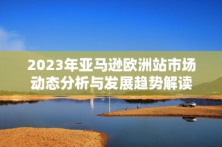 2023年亚马逊欧洲站市场动态分析与发展趋势解读